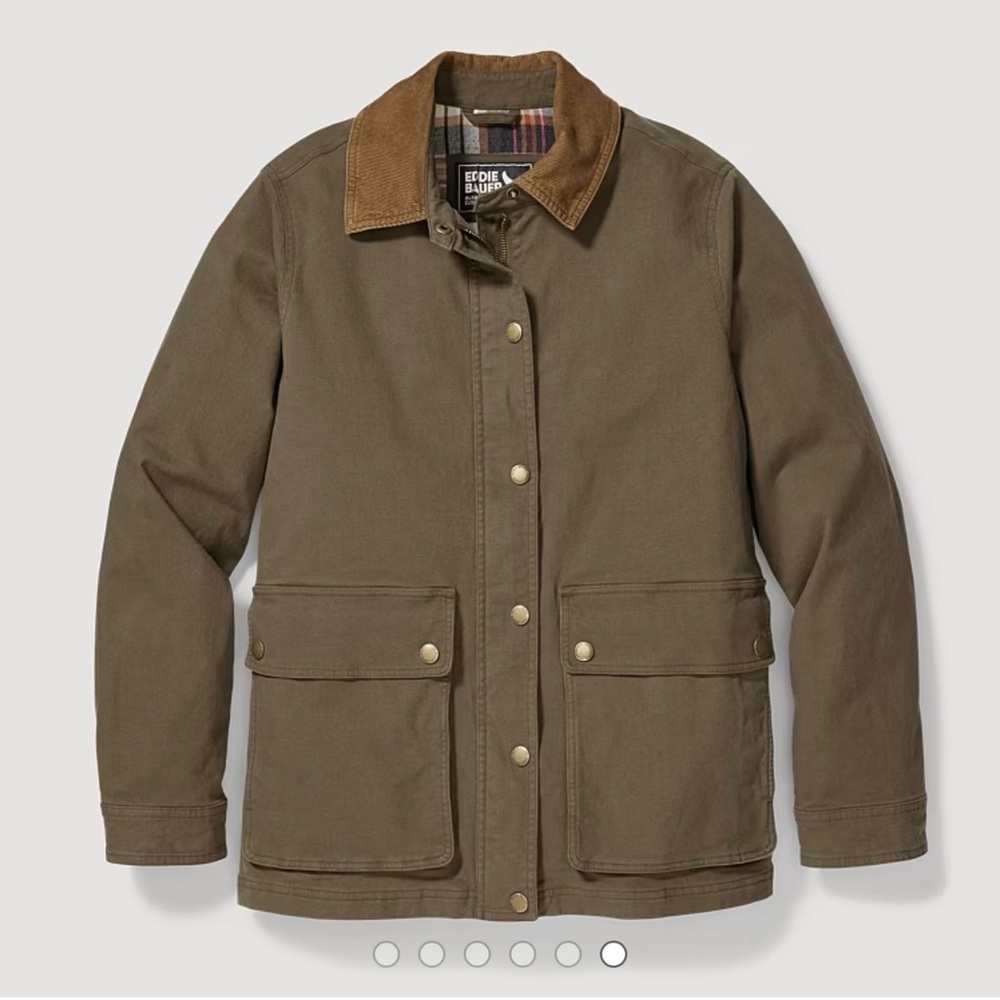 Olive Women's EB Barn Coat - Picture 6 of 12